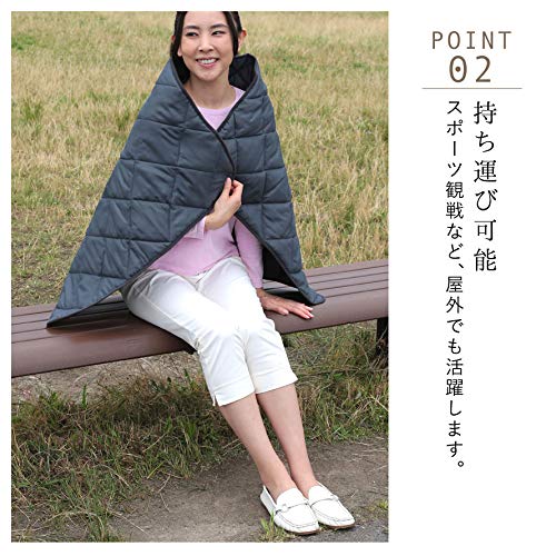 富士パックス販売(FUJIPACKS HANBAI) オーラ岩盤浴 ホットマット 電気いらず ひざ掛け ブランケット 保温マット 蓄熱繊維 敷きマット 座布団 首 肩 膝 足に マルチマット キルト極 半身浴 ブラ… Amazon.co.jp : 富士パックス販売(Fujipacks Hanbai) オーラ岩盤浴